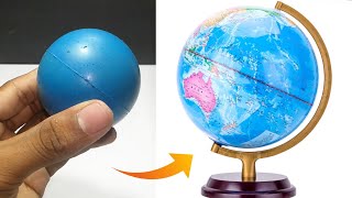 How to make a World Globe Kids School Project [upl. by Raamaj]