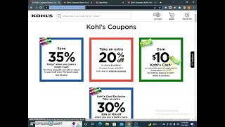 Kohls Coupon Codes [upl. by Avrom721]