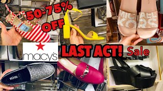 Macys Shoe Shopping Sale 5075 Off or More  SHOP WITH ME [upl. by Ivie97]