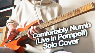 Comfortably Numb Live In Pompeii Solo Cover [upl. by Camilia]