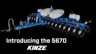 The NEW Kinze 5670 Pivot Fold Split Row Planter [upl. by Australia]