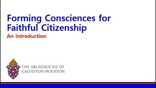 Forming Consciences for Faithful Citizenship [upl. by Ehling]