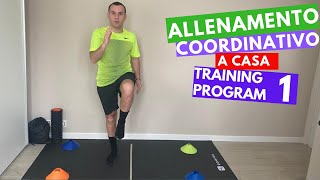 Allenamento Motorio Coordinativo a casa  Calcio [upl. by Atteirneh]