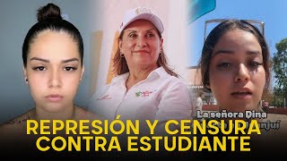 ¡CENSURADA  Obligan a joven a renunciar a sus estudios por hacer un video de Dina Boluarte [upl. by Namsu]