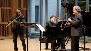 SHOSTAKOVICH Four Waltzes for Flute Clarinet and Piano  ChamberFest Cleveland 2017 [upl. by Aramak597]