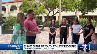 POSSWFL Tommy Bohanon Foundation grants 54K to athletic programs [upl. by Adnima]