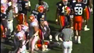 1990 Clemson vs Illinois 1991 Hall of Fame Bowl [upl. by Llenrac836]