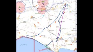 Microlight FlightHenstridge Bridport Jurassic Coast Maiden Castle Poundbury [upl. by Yliak]