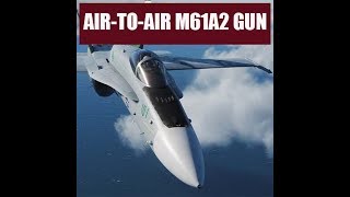 DCS FA18C Hornet AirtoAir Gun Training Lesson Recording [upl. by Neelloj]