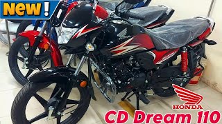 Honda CD Dream 110 Bs6 2023 Model E20 amp OBD2  Full Details Walkaround  Price amp Features [upl. by Arua]