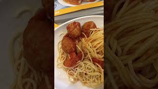 Spaghetti with meatball 😋🤤shortvideoyt [upl. by Kuth]