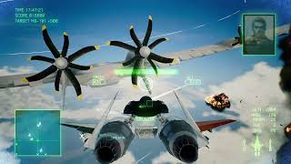 Ace Combat 7 Skies Unknown  Mission 3 TwoPronged Strategy with ADFX02 Mod [upl. by Orv]