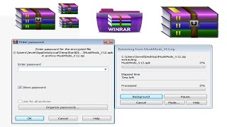 How to open a RAR File without Password  enter password the encrypted files  2021  with demo [upl. by Aitsirt]
