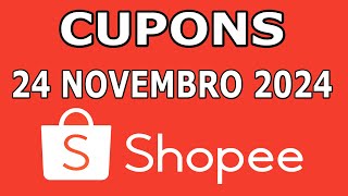 CUPOM DESCONTO SHOPEE 1411  NOVEMBRO 2024  HOJE [upl. by Macdonald]