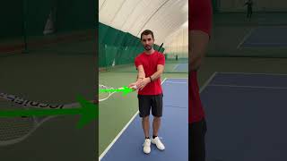 Ошибка на ударе справа Большой теннис Forehand [upl. by Rae811]