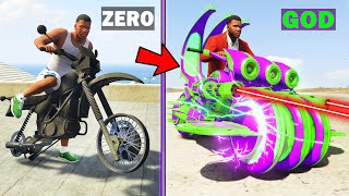 GTA 5  Franklin Transforming Zero To God Bike Through Amazing Portal In GTA 5  GTA 5 Mods [upl. by Harbour]