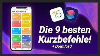 Die 9 besten Kurzbefehle  Shortcuts für dein iPhone Download iOS16 [upl. by February714]