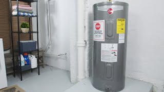 Fixing Common Electric Water Heater Problems  The Spruce RheemWaterHeaterTroubleshooting [upl. by Asssilem]