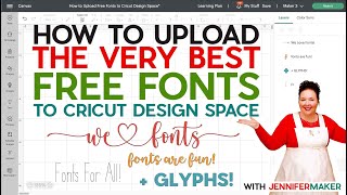 How Do I Upload Free Fonts to Cricut Design Space  2023 Windows amp Mac Step by Step [upl. by Sosthena369]