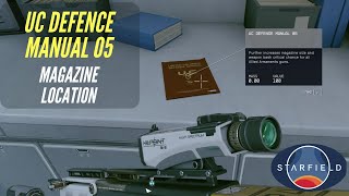 Where to get the UC Defense Manual 05 magazine  Starfield [upl. by Kristine]