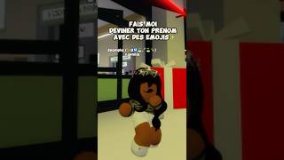 🏝️Fais moi deviner ton prénom ✨😍🔥shorts roblox [upl. by Sall]