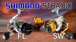 Shimano Stradic SW vs Shimano Stradic FL Review and Comparison [upl. by Goodill]