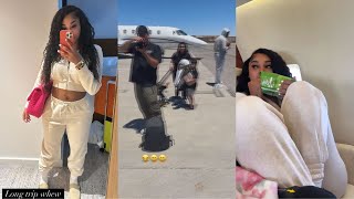 Jania Meshell Yells “They Working” As She Gets Off Of Plane 😂😂😂 [upl. by Aicinad]