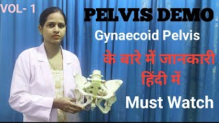 PELVIS  TYPESJOINTSLIGAMENTLANDMARKS By Sweta Parikh Female Pelvispelvis demopelvis bone [upl. by Erbes]