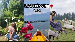 KASHMIR VLOG PART 2⛰️🌹 Sonmarg Gulmarg Grassland Shikara and Mughal garden [upl. by Okoy]