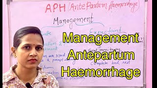 Management Antepartum haemorrhage All nursing exams [upl. by Salahcin]