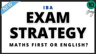 DONT DO THIS in the IBA admission exam What should be your exam strategy How did I ace mine [upl. by Sherborn]