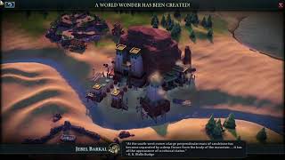 Civilization 6 All Wondersincluding new frontier pass [upl. by Tertia]