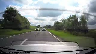 Another w ⚓️ Front and rear dashcam view A65 between Ingleton and Kirkby Lonsdale [upl. by Annohs]