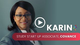 Karin Was Hired as a Study StartUp Associate at Covance [upl. by Norre734]