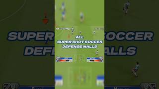 All Super Shot Soccer Defense Walls PS1 [upl. by Narot]