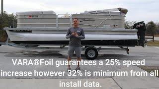 quotVARA®Foil Pontoon Hydrofoil A GameChanger for Pontoon Boats Find Out more in This Short Review [upl. by Obidiah]