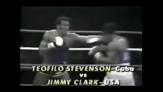 1978 Pelea de Boxeo de Teofilo StevensonCUBA VS Jimmy ClarkUSA [upl. by Odnomra]