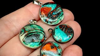 POLYMER CLAY Technique with Translucent Layers Terrific Glass Effect [upl. by Vanzant]