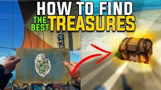 Sea of Thieves Tutorial  HOW TO FIND TREASURES AND CHESTS  Sea of Thieves Tips amp Tricks [upl. by Lasala]