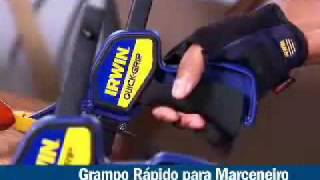 Grampo Quick Grip para Marceneiro  Irwin [upl. by Raffo]