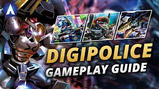 SUPER WIDE BOARD DBrigade DigiPolice Deck Gameplay Guide  Digimon Card Game BT14 Format [upl. by Dieterich604]