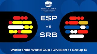 LIVE  Spain vs Serbia  Water Polo World Cup 2023  Group B [upl. by Adallard]