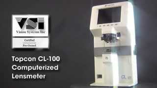 Topcon CL100 Computerized Lensmeter [upl. by Qahsi]