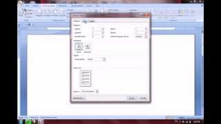 como configurar la hoja en word 2007 [upl. by Rehpotsihc704]
