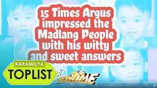 15 Times Argus impressed the Madlang People with his witty and sweet answers  Kapamilya Toplist [upl. by Nitsraek]