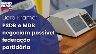 Dora Kramer PSDB e MDB negociam possível federação partidária [upl. by Merola884]