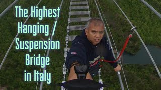 Ponte Tibetano di Sellano  The Highest Hanging  Suspension Bridge in Italy [upl. by Cleodel444]