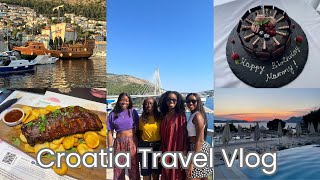 Croatia Travel Vlog  Things to do in Dubrovnik  food  beaches  old town  mums birthday [upl. by Ynnot]