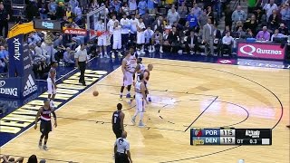 Damian Lillard Game Winner in Denver [upl. by Anoik615]