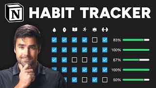 How to Build a Habit Tracker in Notion from Scratch [upl. by Ahsilad229]